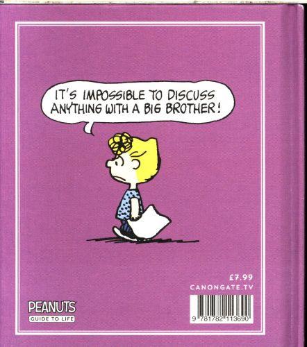 Quatrième de couverture de « THE PEANUTS GUIDE TO BROTHERS AND SISTERS »