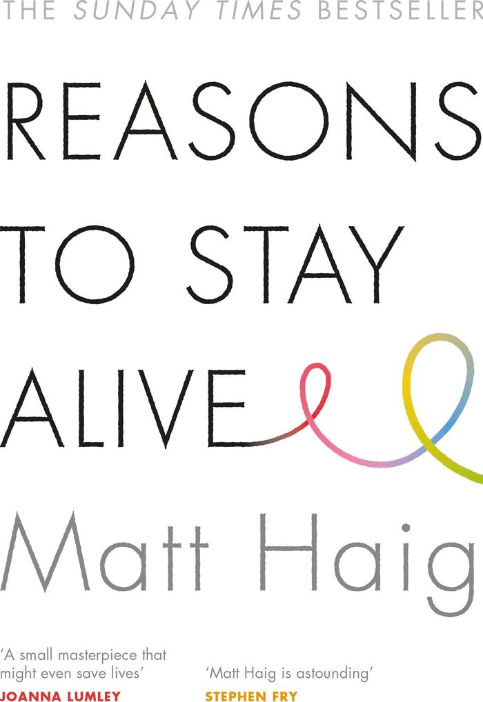 Couverture du livre « REASONS TO STAY ALIVE » de Matt Haig, librairie Les Contes Infusés à Corte