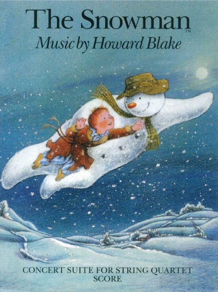 Couverture du livre « THE SNOWMAN - CONCERT SUITE FOR STRING QUARTET (SCORE) », librairie Les Contes Infusés à Corte