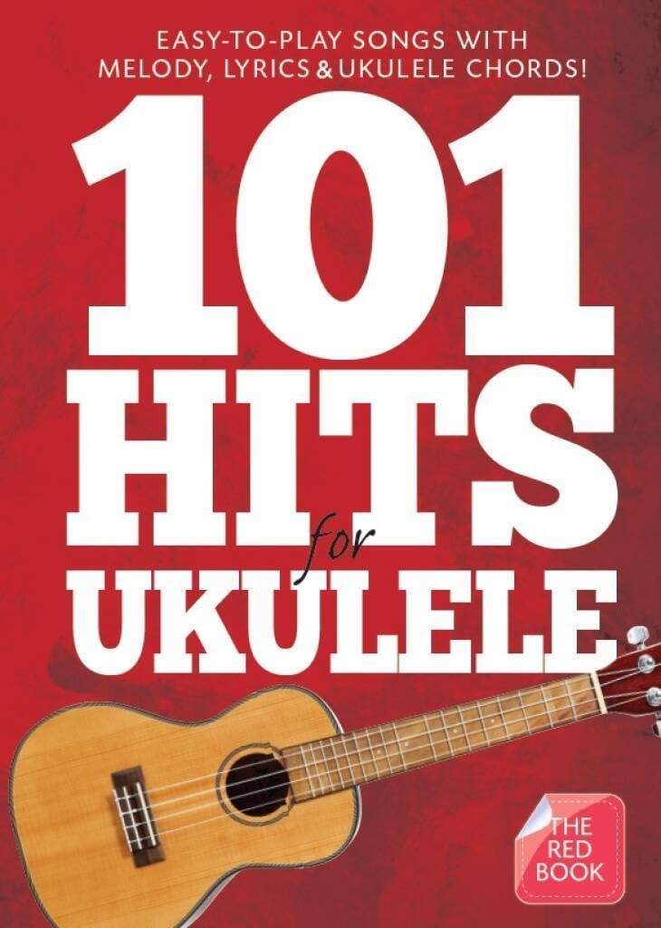 Couverture du livre « 101 HITS FOR UKULELE (THE RED BOOK) » de Auteurs Divers, librairie Les Contes Infusés à Corte