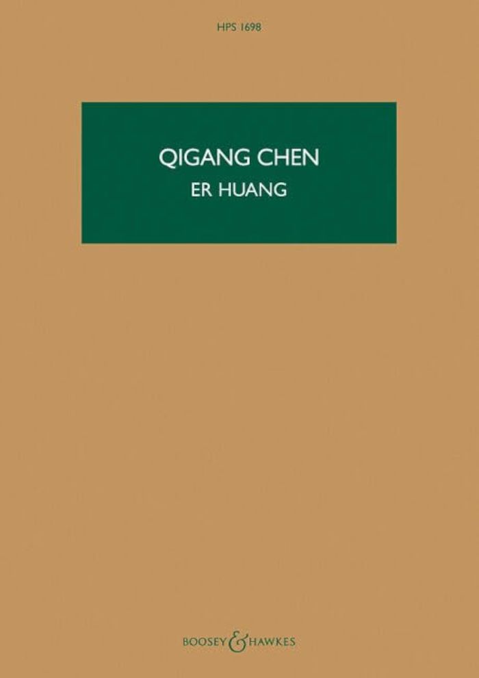 Couverture du livre « HAWKES POCKET SCORES - HPS 1698 - ER HUANG - HPS 1698. PIANO AND ORCHESTRA. PARTITION D'ETUDE. » de Qigang Chen, librairie Les Contes Infusés à Corte