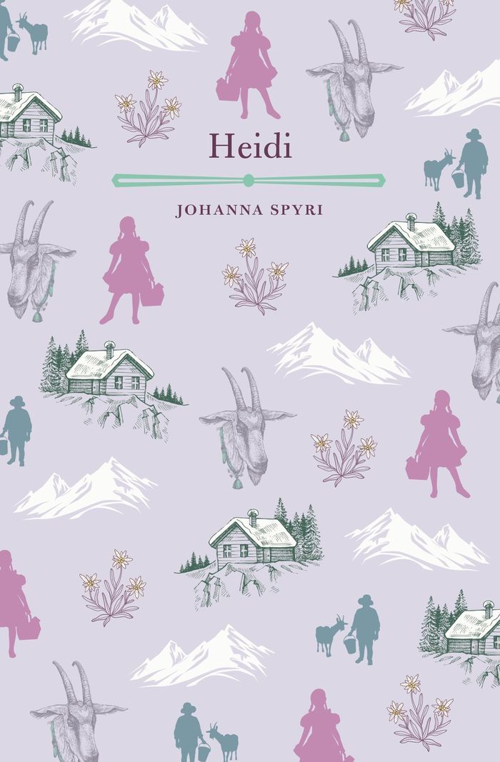 Couverture du livre « HEIDI » de Spyri, Johanna, librairie Les Contes Infusés à Corte