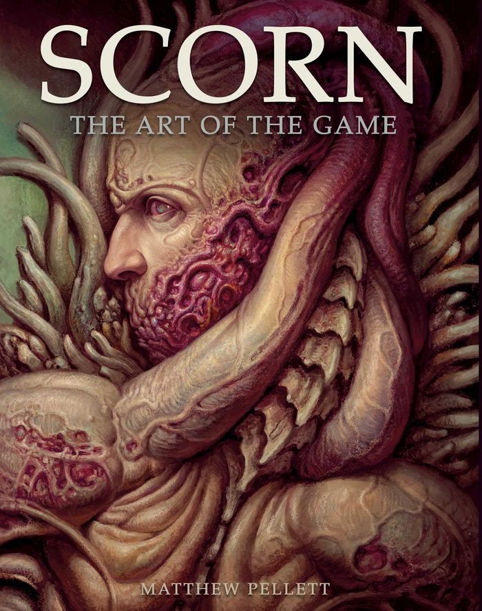 Couverture du livre « SCORN - THE ART OF THE GAME » de Matthew Pellett, librairie Les Contes Infusés à Corte