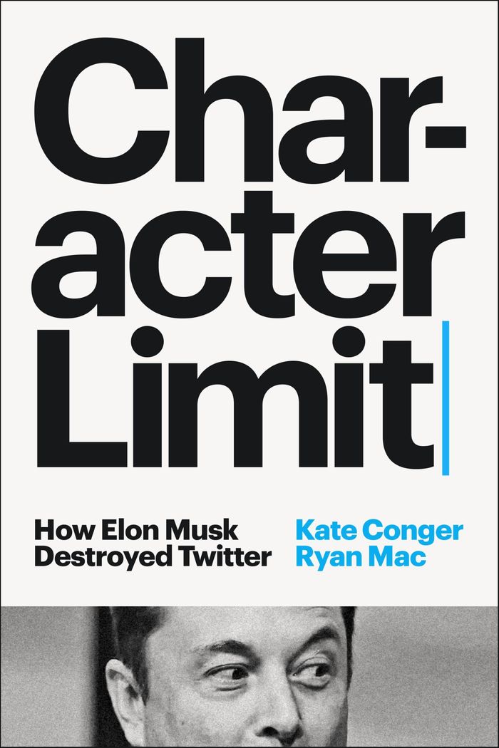 Couverture du livre « CHARACTER LIMIT - HOW ELON MUSK DESTROYED TWITTER », librairie Les Contes Infusés à Corte