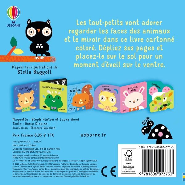 Quatrième de couverture de « TUMMY TIME - JE JOUE SUR LE VENTRE - LIVRE D'EVEIL - DES 6 MOIS »