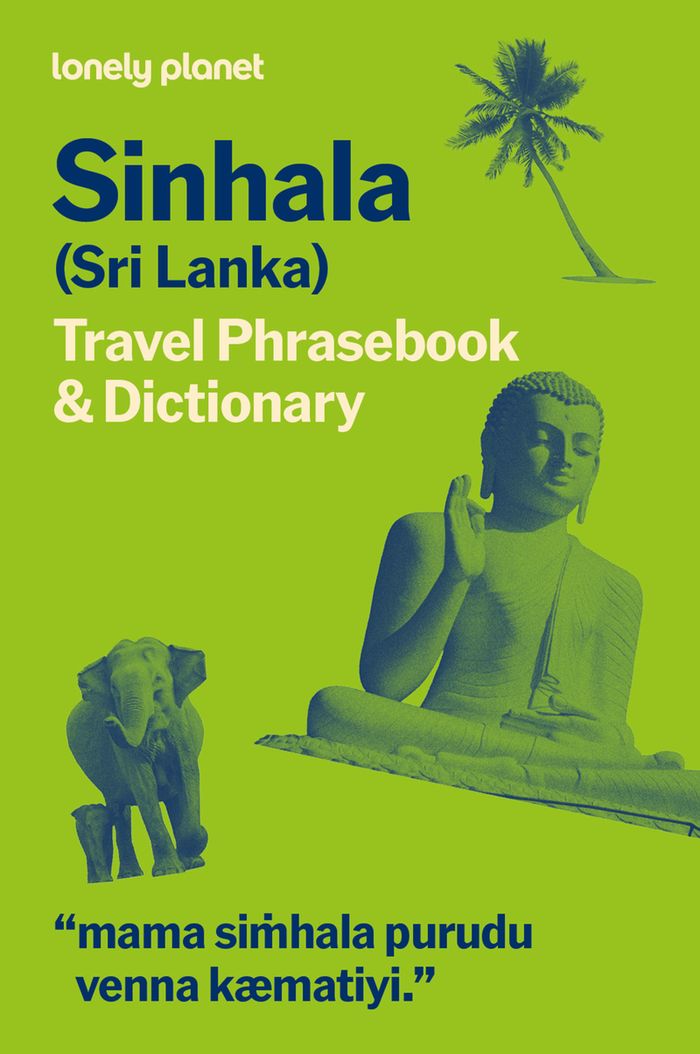 Couverture du livre « SINHALA (SRI LANKA) TRAVEL PHRASEBOOK & DICTIONARY 6ED -ANGLAIS- » de Lonely Planet Eng, librairie Les Contes Infusés à Corte