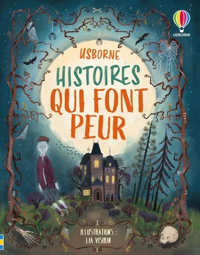 Couverture du livre « HISTOIRES QUI FONT PEUR - CONTES ET HISTOIRES ILLUSTRES - DES 7 ANS », librairie Les Contes Infusés à Corte