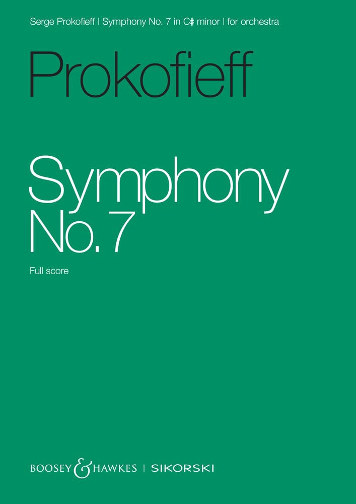 Couverture du livre « PROKOFIEFF NEW EDITIONS - SYMPHONY NO 7 IN C# MINOR - FOR ORCHESTRA. OP. 131. ORCHESTRA. PARTITION D » de Serge Prokofieff, librairie Les Contes Infusés à Corte
