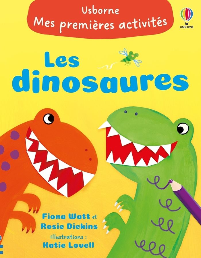 Couverture du livre « Les dinosaures » de Fiona Watt, librairie Les Contes Infusés à Corte