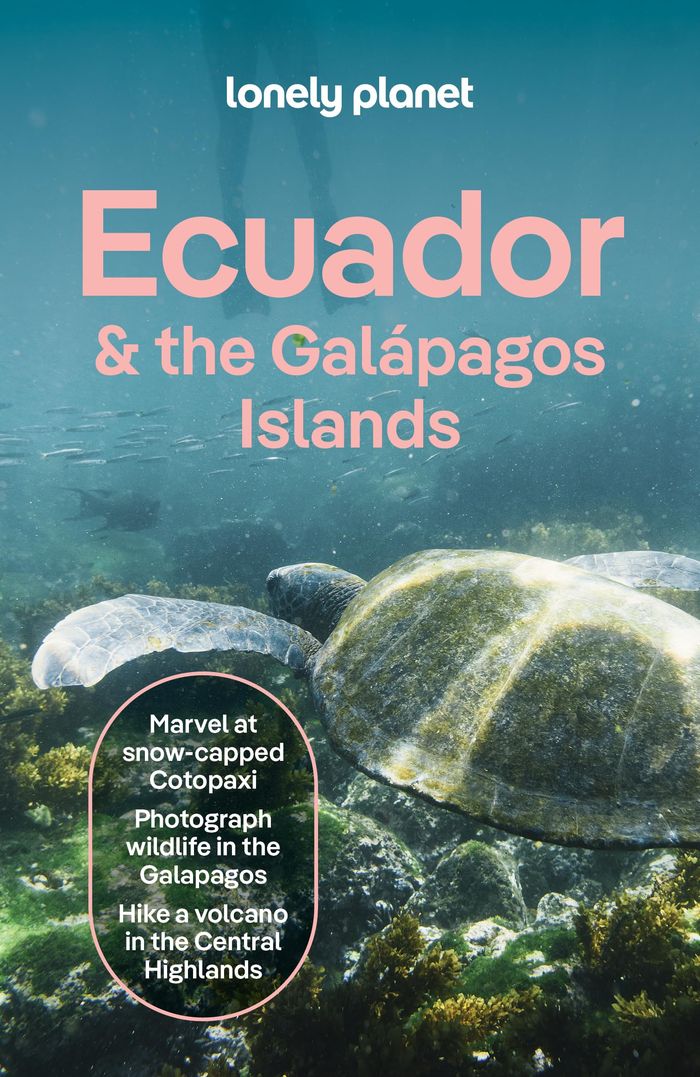 Couverture du livre « ECUADOR & THE GALAPAGOS ISLANDS 14ED -ANGLAIS- » de Lonely Planet Eng, librairie Les Contes Infusés à Corte