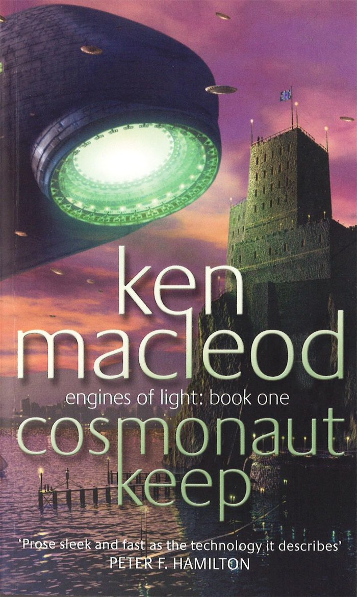 Couverture du livre « ENGINES OF LIGHT - COSMONAUT KEEP - ENGINES OF LIGHT: BOOK ONE » de Ken Macleod, librairie Les Contes Infusés à Corte