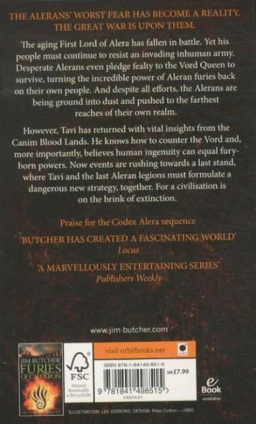 Quatrième de couverture de « CODEX ALERA - FIRST LORD'S FURY - THE CODEX ALERA: BOOK SIX »