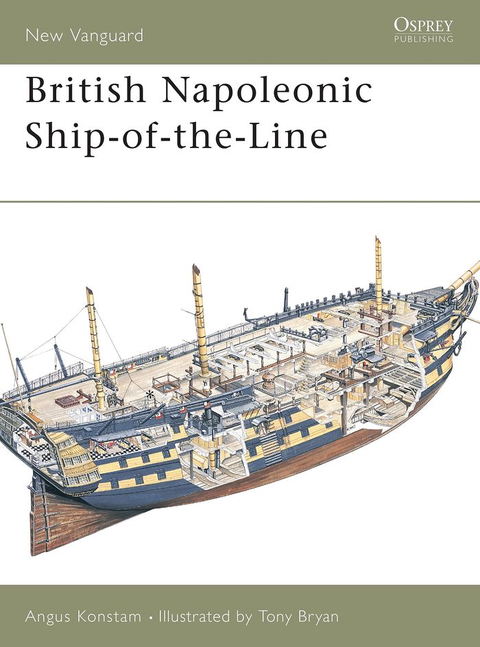 Couverture du livre « NEW VANGUARD - BRITISH NAPOLEONIC SHIP-OF-THE-LINE », librairie Les Contes Infusés à Corte