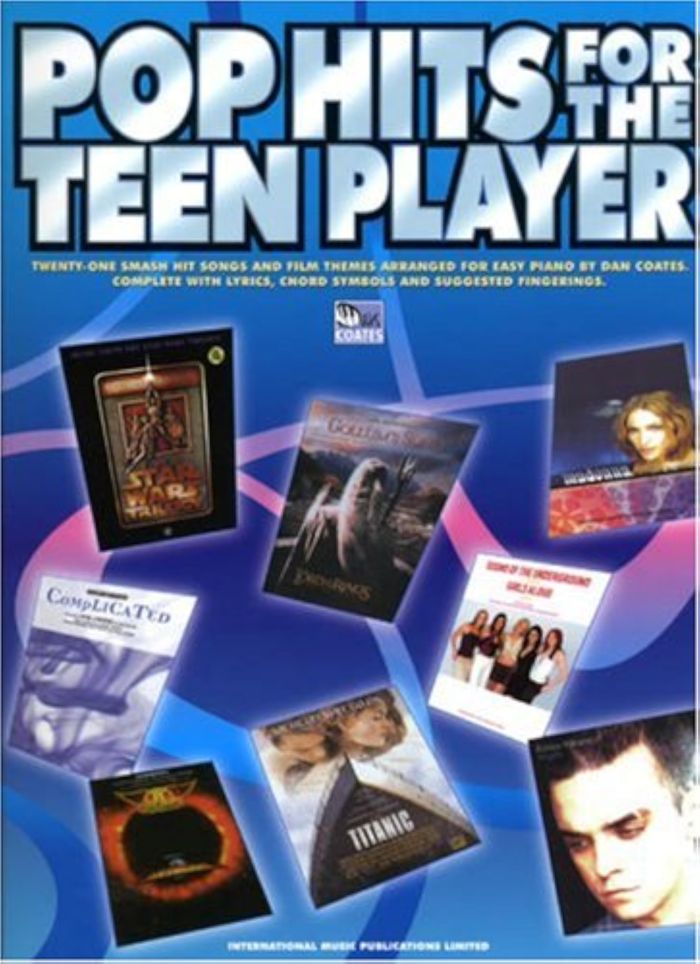 Couverture du livre « POP HITS FOR THE TEEN PLAYER PVG » de Dan Coates, librairie Les Contes Infusés à Corte