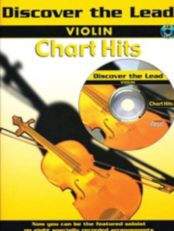 Couverture du livre « DISCOVER THE LEAD: CHART HITS FOR VIOLIN +CD » de Auteurs Divers, librairie Les Contes Infusés à Corte