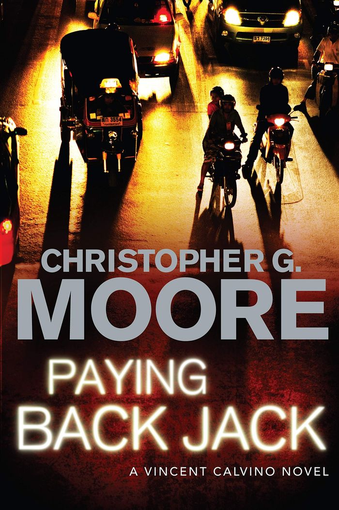 Couverture du livre « PAYING BACK JACK » de Moore, G Christopher, librairie Les Contes Infusés à Corte