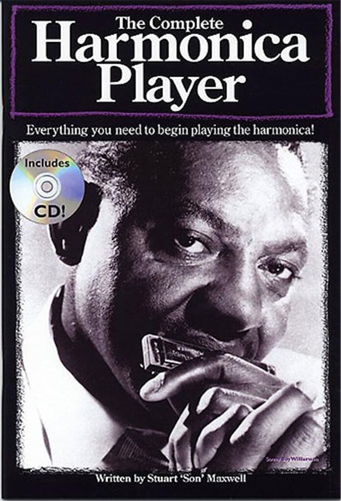 Couverture du livre « THE COMPLETE HARMONICA PLAYER (REVISED) +CD » de Maxwell, 'Son Stuart, librairie Les Contes Infusés à Corte