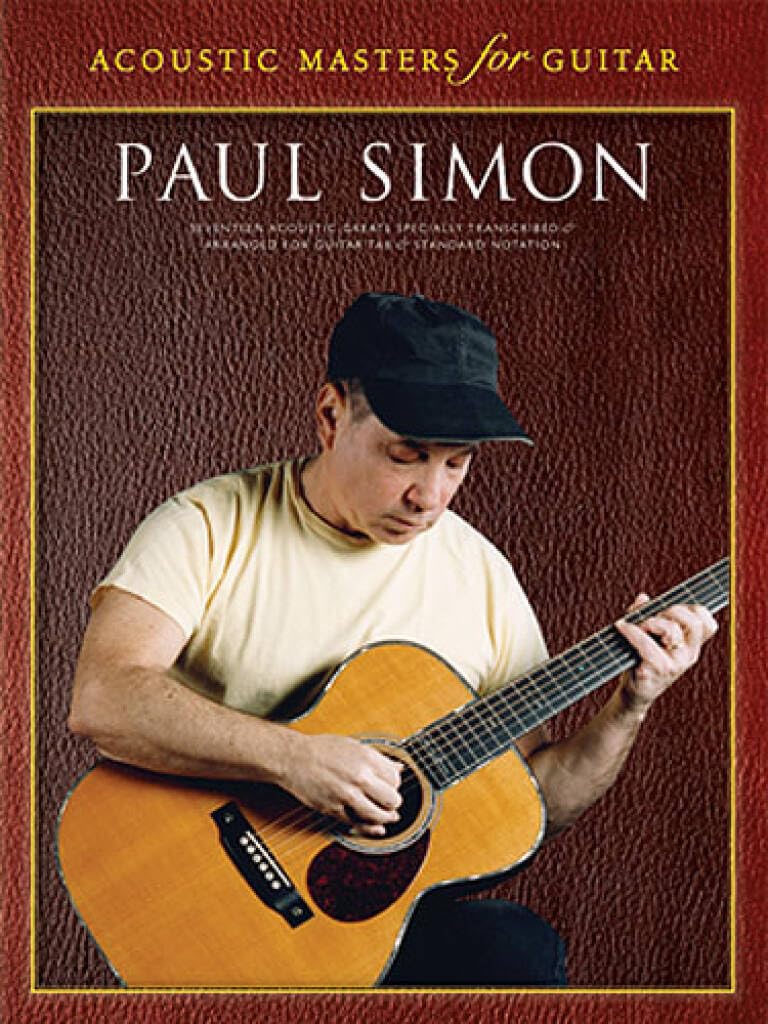 Couverture du livre « ACOUSTIC MASTERS FOR GUITAR: PAUL SIMON GUITARE » de Simon, (artist) Paul, librairie Les Contes Infusés à Corte