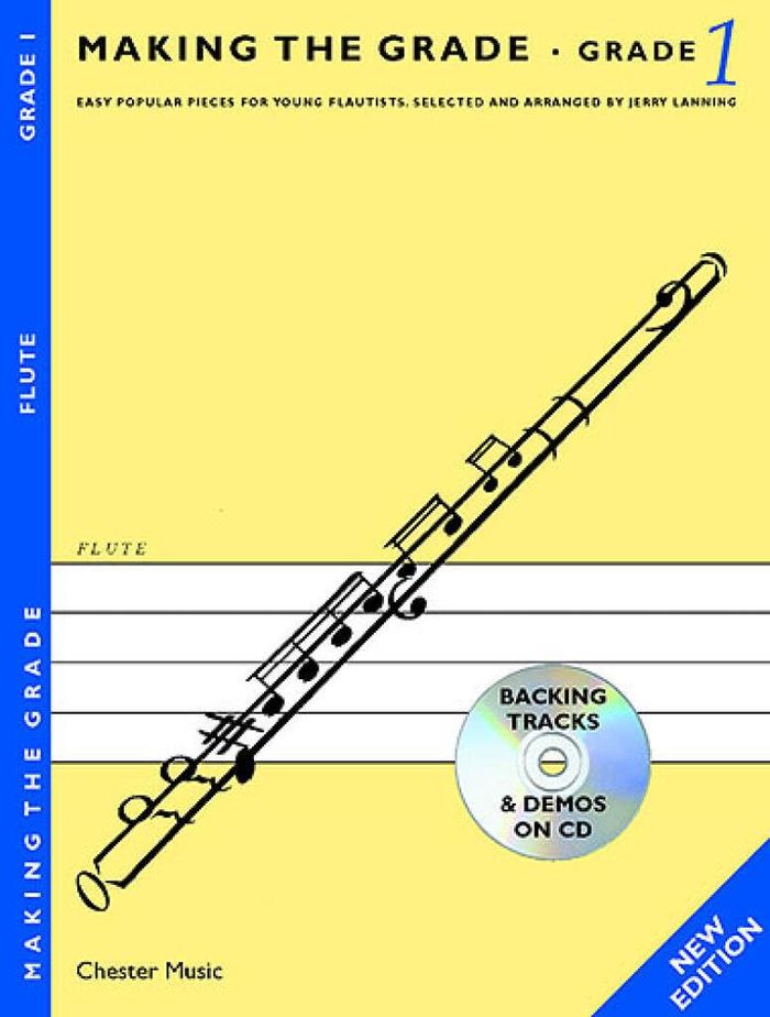 Couverture du livre « MAKING THE GRADE: GRADE ONE - REVISED EDITION (FLUTE) +CD » de Lanning, (auth Jerry, librairie Les Contes Infusés à Corte
