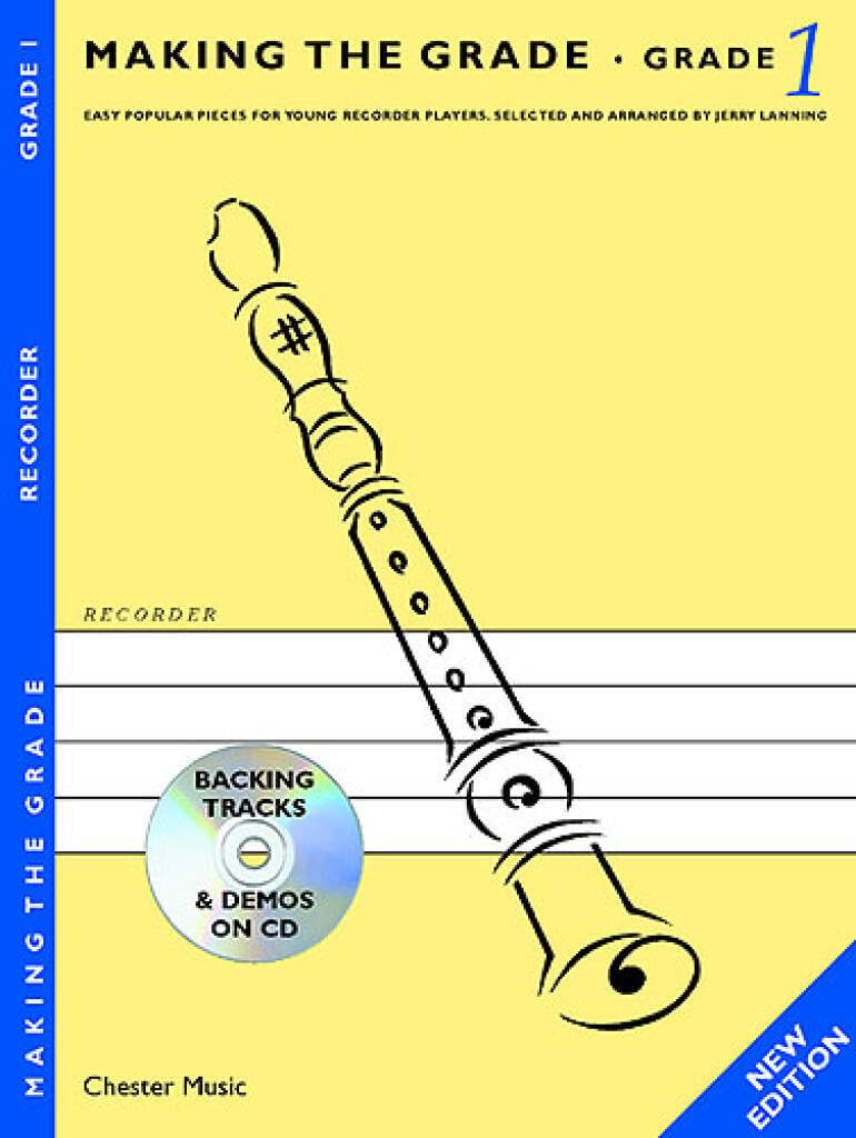 Couverture du livre « MAKING THE GRADE: GRADE ONE - REVISED EDITION (RECORDER) +CD » de Lanning, (auth Jerry, librairie Les Contes Infusés à Corte