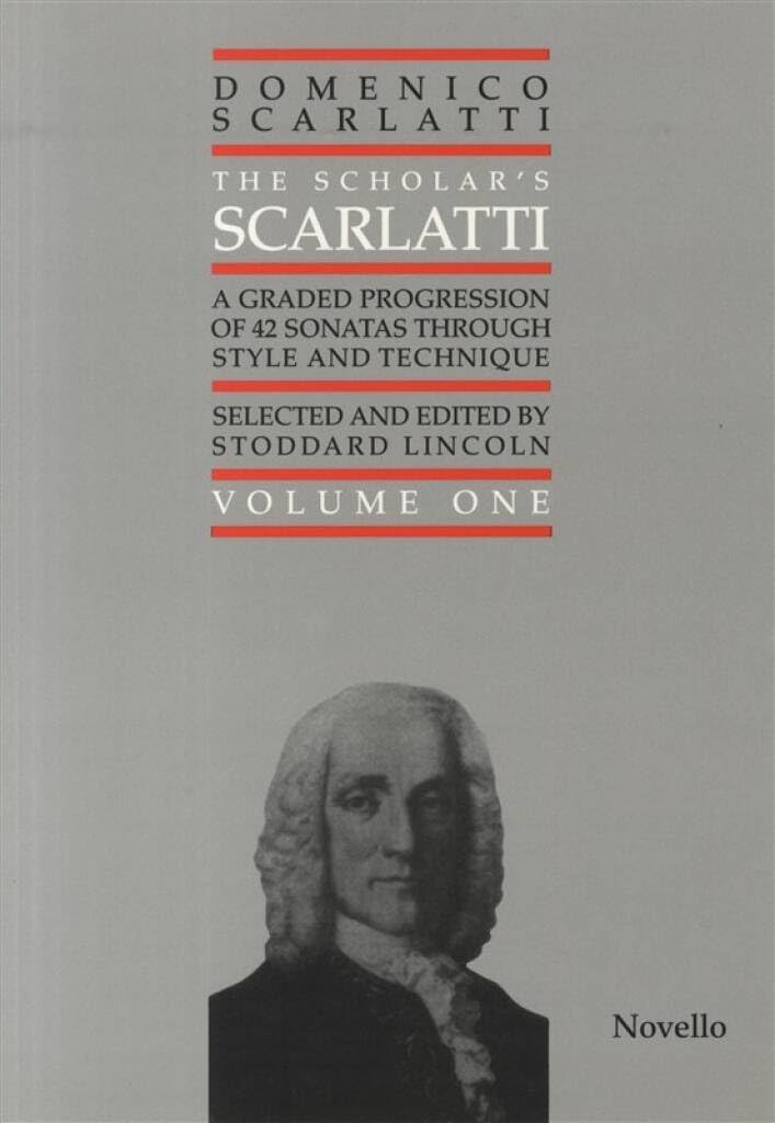 Couverture du livre « DOMENICO SCARLATTI: THE SCHOLAR'S SCARLATTI VOLUME ONE PIANO » de Scarlatti, Domenico, librairie Les Contes Infusés à Corte