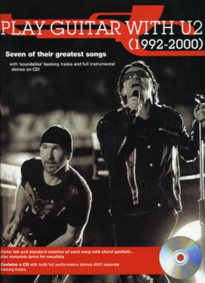 Couverture du livre « PLAY GUITAR WITH... U2 - 1988 TO 1991 GUITARE+CD » de (artist) U2, librairie Les Contes Infusés à Corte