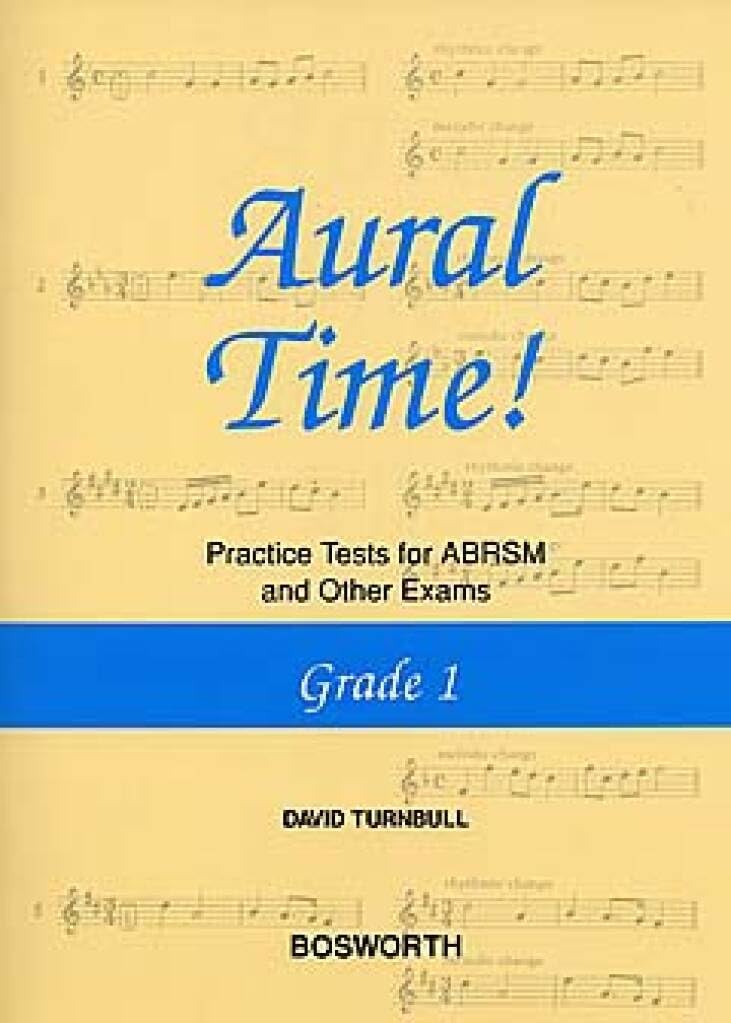 Couverture du livre « DAVID TURNBULL: AURAL TIME! PRACTICE TESTS - GRADE 1 » de Turnbull, (aut David, librairie Les Contes Infusés à Corte