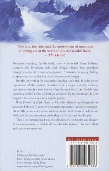 Quatrième de couverture de « WITH FRIENDS IN HIGH PLACES »