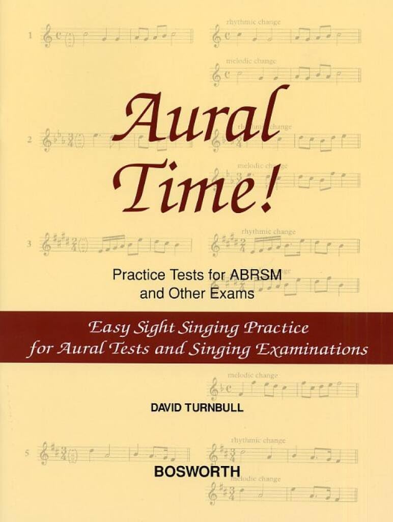 Couverture du livre « DAVID TURNBULL: AURAL TIME! EASY SIGHT SINGING PRACTICE » de Turnbull, (aut David, librairie Les Contes Infusés à Corte