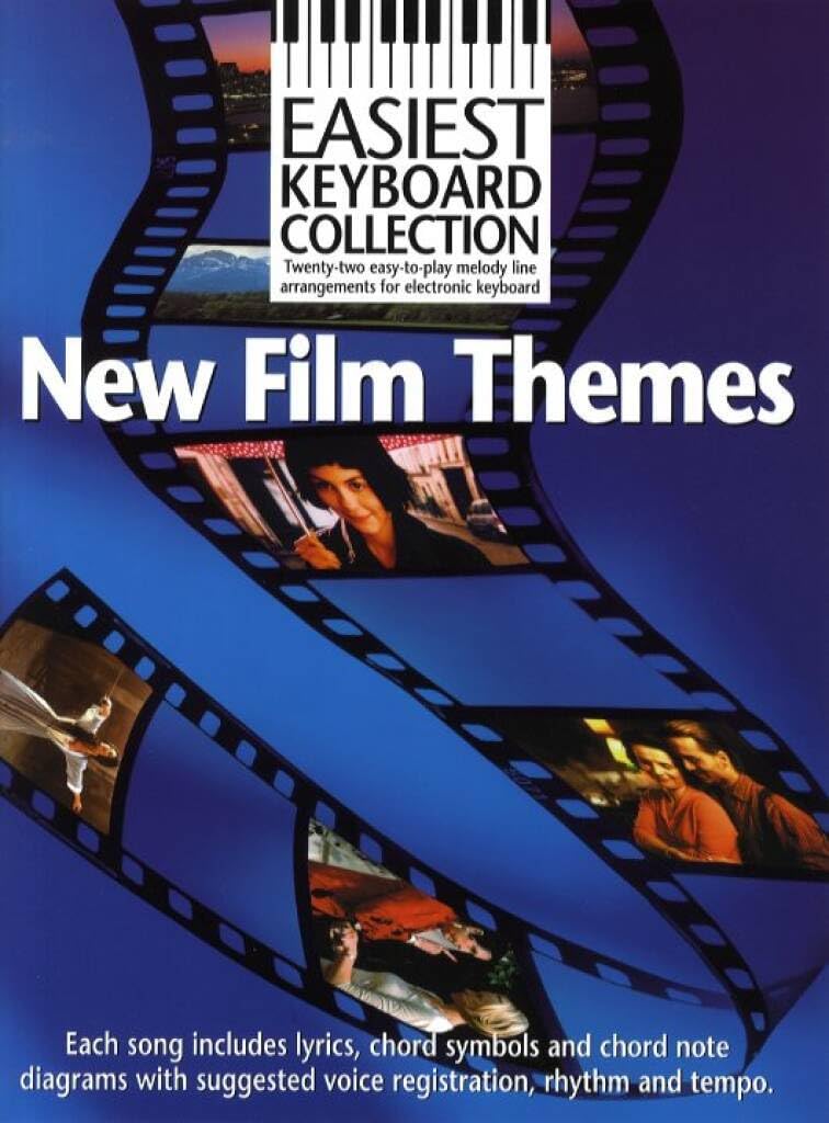 Couverture du livre « EASIEST KEYBOARD COLLECTION: NEW FILM THEMES » de Auteurs Divers, librairie Les Contes Infusés à Corte