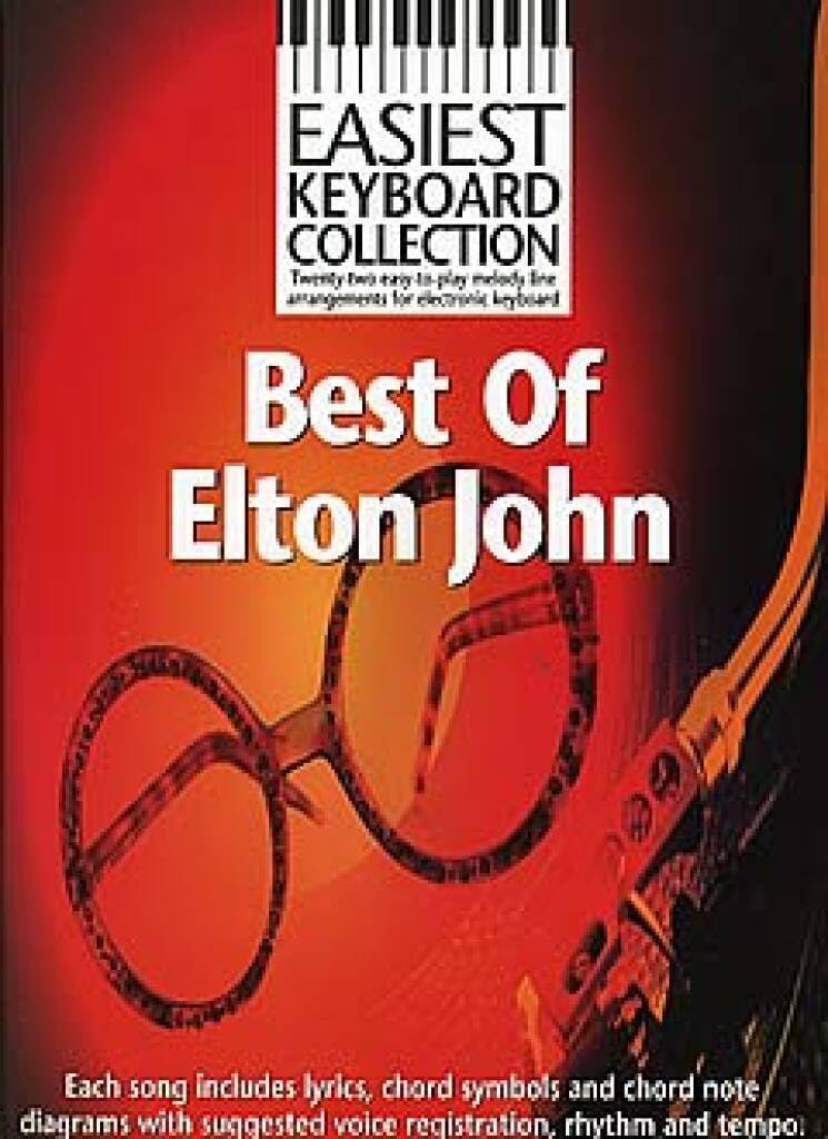 Couverture du livre « EASIEST KEYBOARD COLLECTION: BEST OF ELTON JOHN » de John, (artist) Elton, librairie Les Contes Infusés à Corte