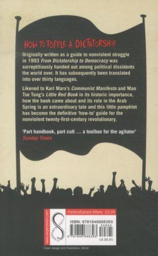 Quatrième de couverture de « FROM DICTATORSHIP TO DEMOCRACY - A GUIDE TO NONVIOLENT RESISTANCE »