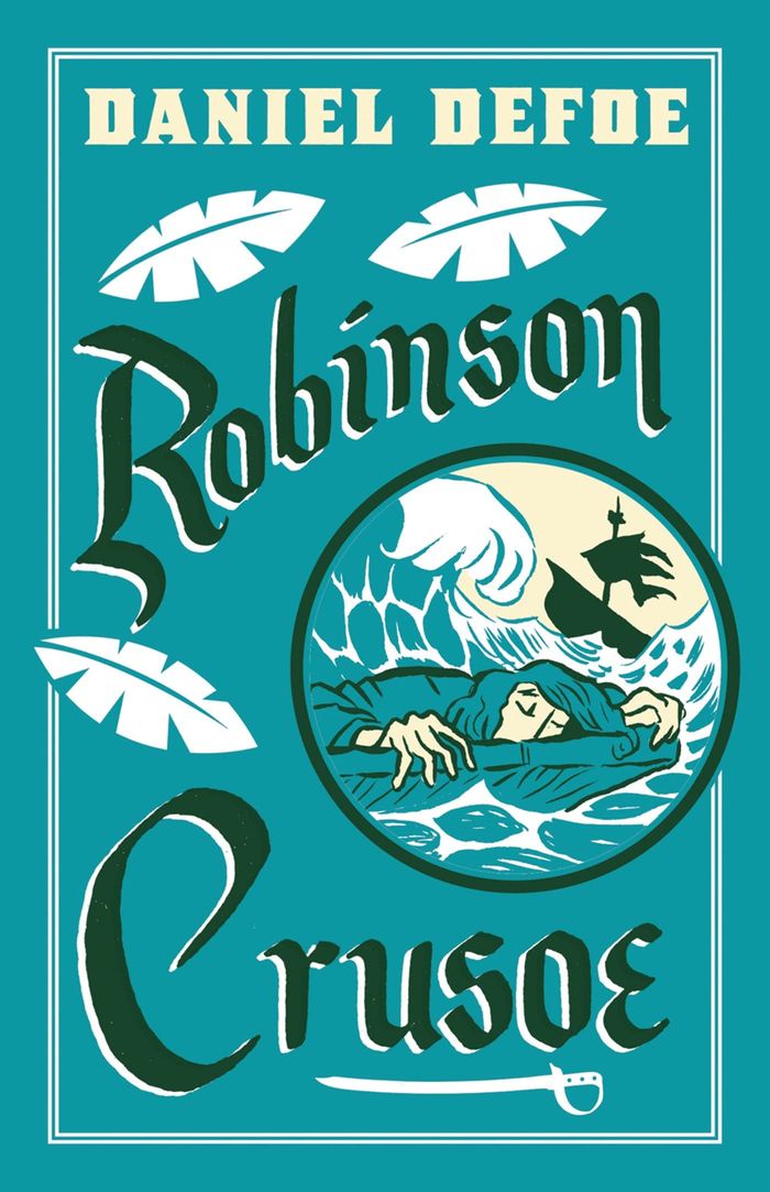 Couverture du livre « ALMA JUNIOR CLASSICS - ROBINSON CRUSOE - ILLUSTRATED BY ADAM STOWER » de Defoe/stower, librairie Les Contes Infusés à Corte