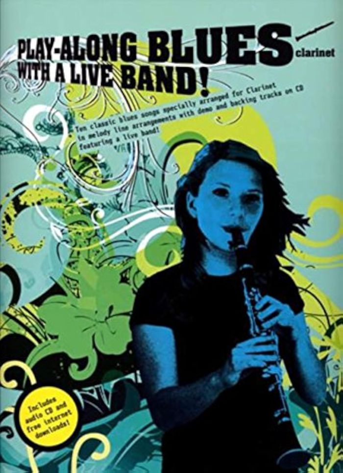 Couverture du livre « PLAY-ALONG BLUES WITH A LIVE BAND: CLARINET (BOOK AND CD) +CD » de Honey, (arrange Paul, librairie Les Contes Infusés à Corte
