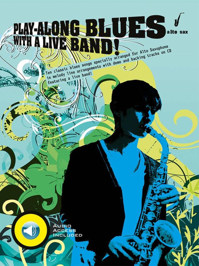Couverture du livre « PLAY-ALONG BLUES WITH A LIVE BAND: ALTO SAX (BOOK AND CD) +CD » de Honey, (arrange Paul, librairie Les Contes Infusés à Corte