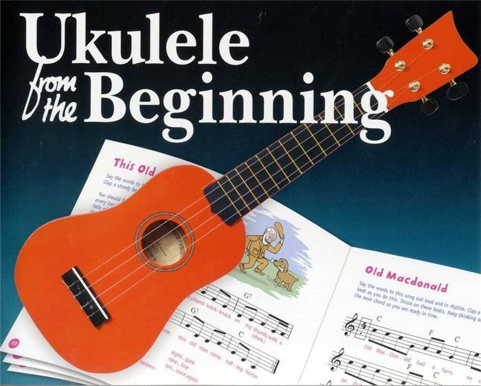 Couverture du livre « UKULELE FROM THE BEGINNING » de Lindley, (edi Rachel, librairie Les Contes Infusés à Corte
