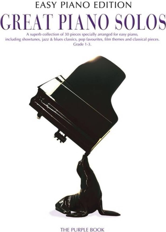 Couverture du livre « GREAT PIANO SOLOS - THE PURPLE BOOK (EASY PIANO EDITION) PIANO » de Wheeler, (edit Jenni, librairie Les Contes Infusés à Corte