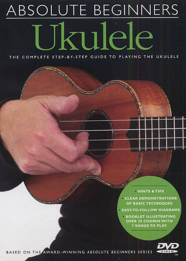 Couverture du livre « ABSOLUTE BEGINNERS: UKULELE (MULTI-LANGUAGE EDITION) DVD » de Harrison, (edi David, librairie Les Contes Infusés à Corte