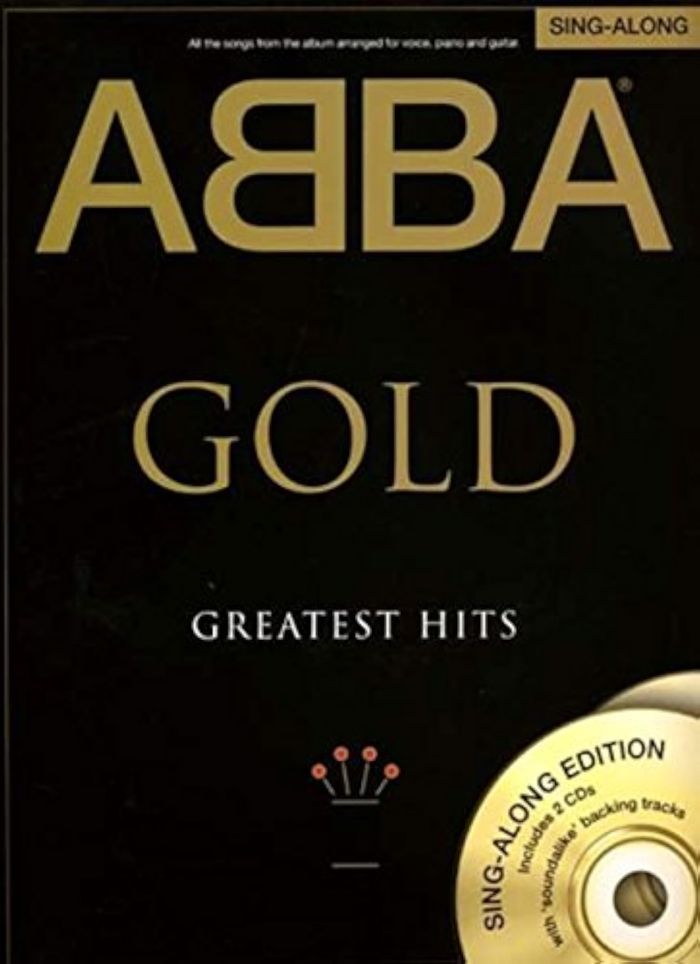 Couverture du livre « ABBA GOLD GREATEST HITS SING ALONG PVG 2 CD » de Abba, librairie Les Contes Infusés à Corte