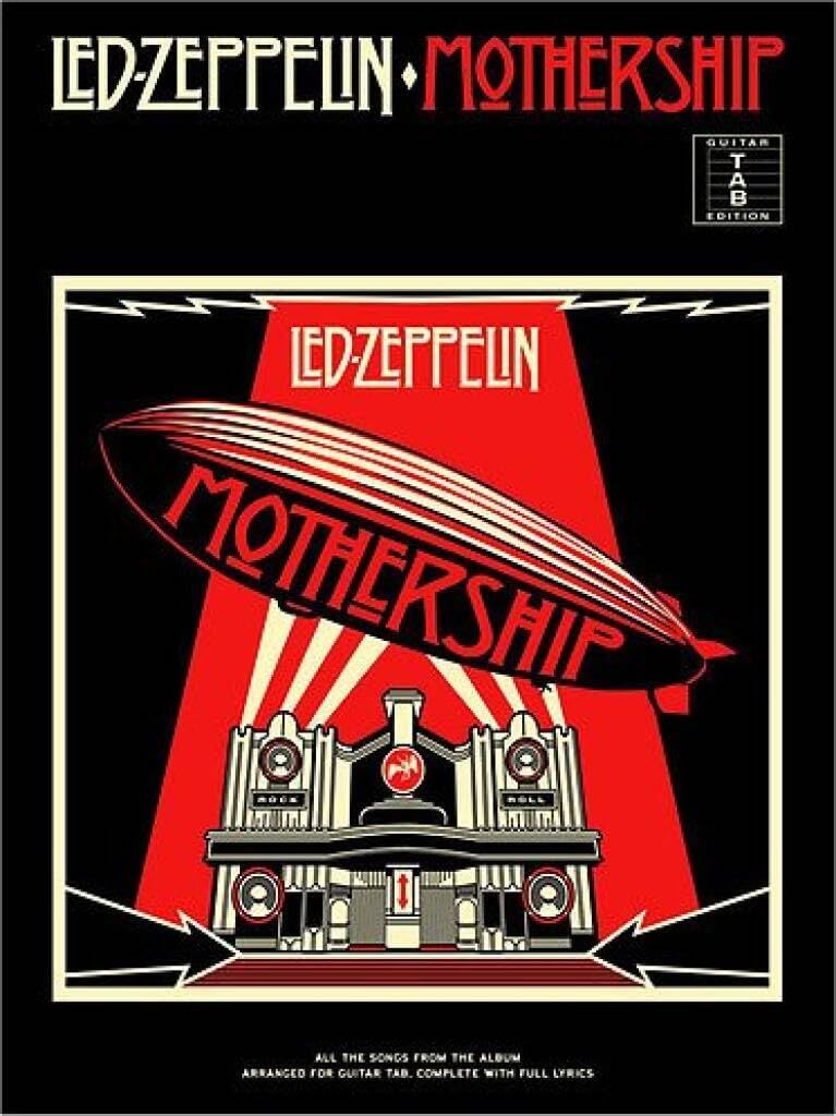 Couverture du livre « LED ZEPPELIN: MOTHERSHIP (TAB) GUITARE » de Dick, (arrang Arthur, librairie Les Contes Infusés à Corte