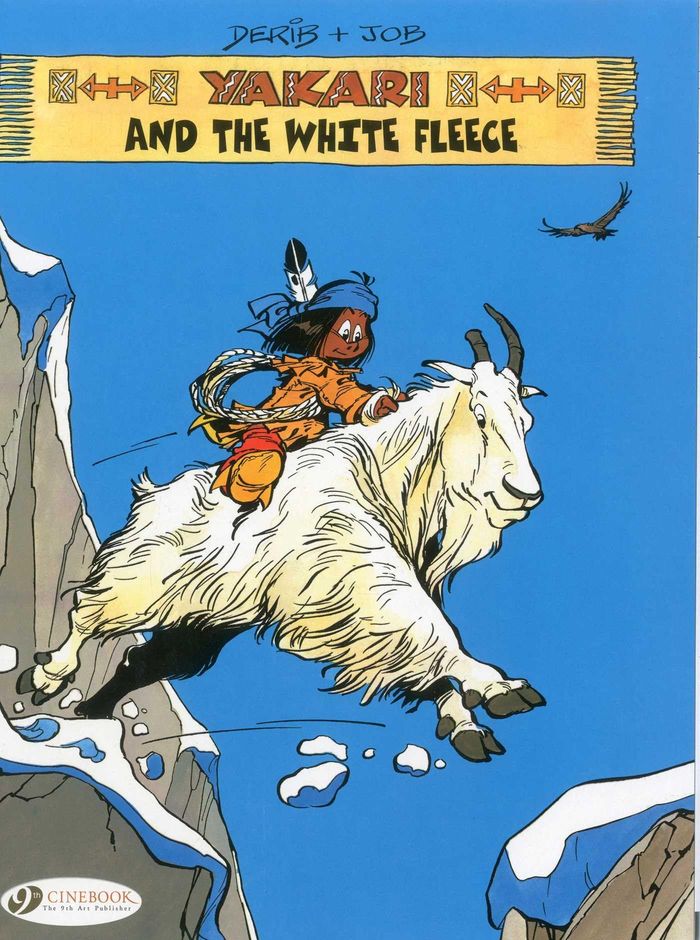 Couverture du livre « YAKARI - TOME 8 AND THE WHITE FLEECE » de Derib/job, librairie Les Contes Infusés à Corte