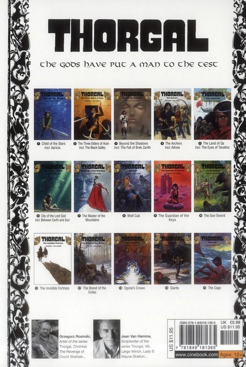 Quatrième de couverture de « THORGAL - TOME 12 THE BRAND OF THE EXILES »