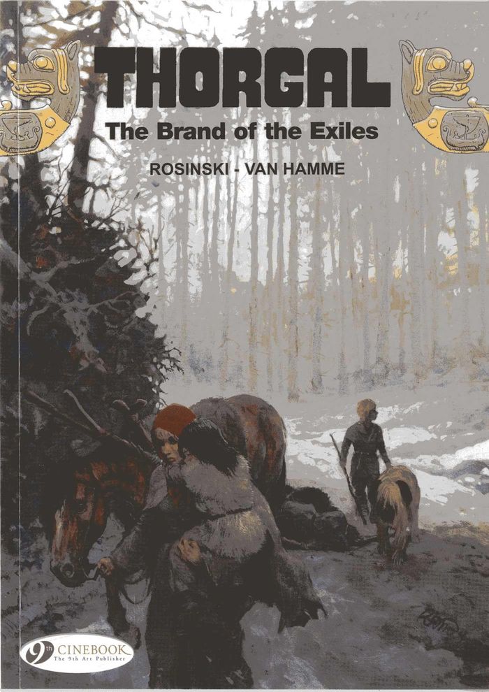 Couverture du livre « THORGAL - TOME 12 THE BRAND OF THE EXILES » de Hamme Rosinski/van, librairie Les Contes Infusés à Corte