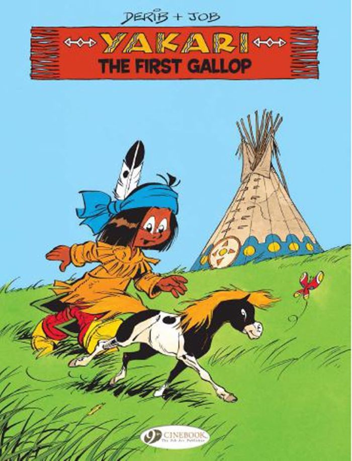 Couverture du livre « YAKARI - TOME 15 THE FIRST GALLOP », librairie Les Contes Infusés à Corte