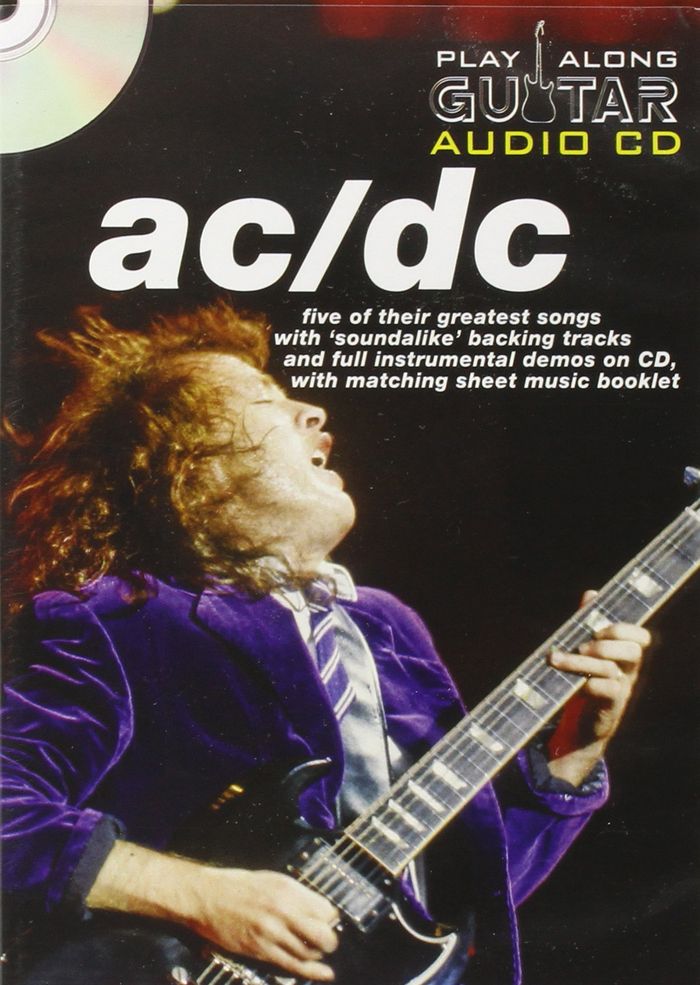 Couverture du livre « AC/DC PLAY ALONG GUITAR AUDIO CD » de Ac/dc, librairie Les Contes Infusés à Corte