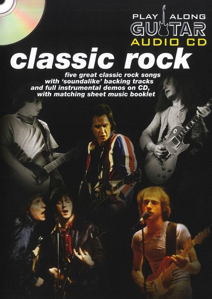 Couverture du livre « PLAY ALONG GUITAR AUDIO CD: CLASSIC ROCK GUITARE+CD » de Dick, (arrang Arthur, librairie Les Contes Infusés à Corte