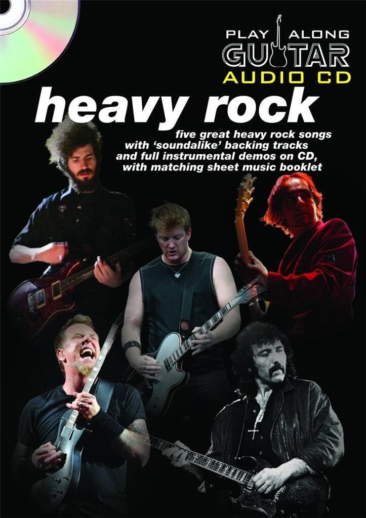 Couverture du livre « PLAY ALONG GUITAR AUDIO CD: HEAVY ROCK GUITARE+CD » de Dick, (arrang Arthur, librairie Les Contes Infusés à Corte