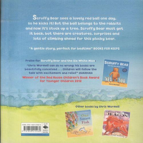 Quatrième de couverture de « SCRUFFY BEAR AND THE LOST BALL »