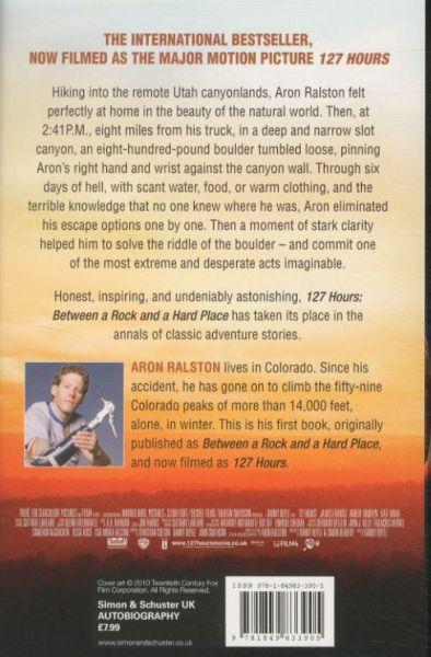 Quatrième de couverture de « 127 HOURS: BETWEEN A ROCK AND A HARD PLACE »