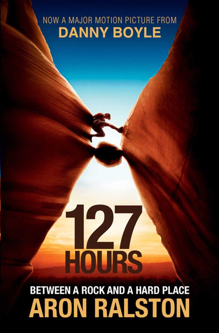 Couverture du livre « 127 HOURS: BETWEEN A ROCK AND A HARD PLACE », librairie Les Contes Infusés à Corte